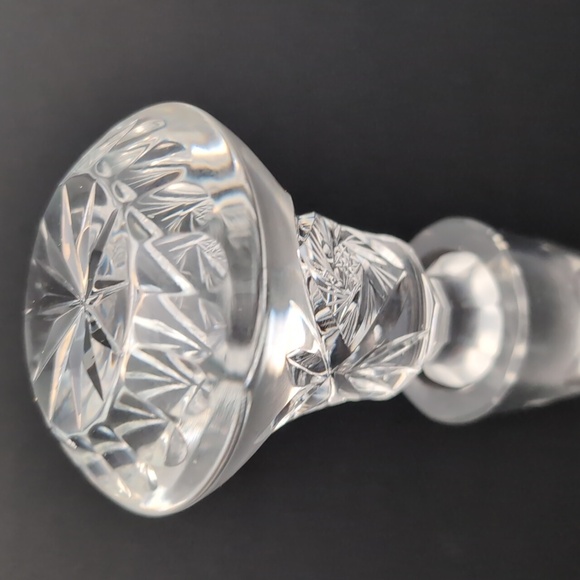 VGT, Heavy Cut Pinwheel Crystal Decanter/Stopper. - Picture 3 of 11